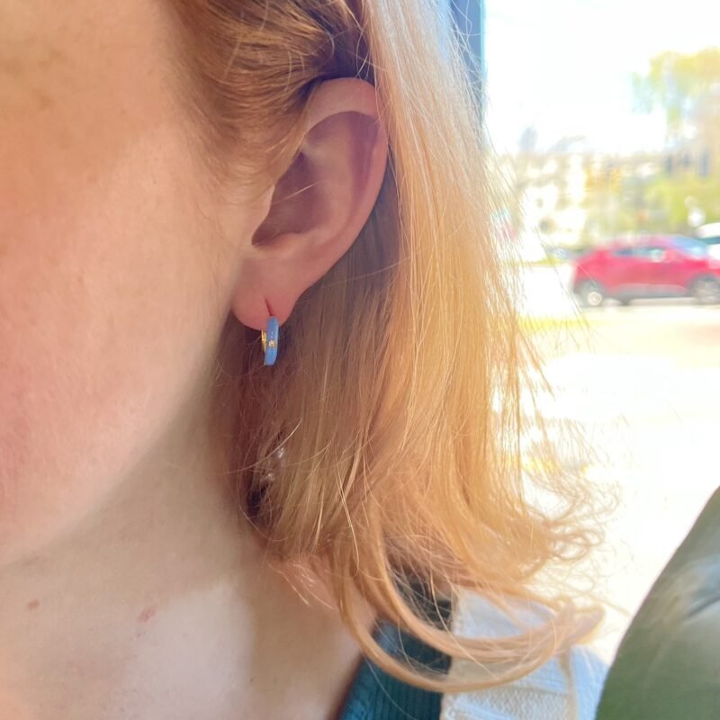Elise Petit Sterling Silver Hoop Earring - Image 8