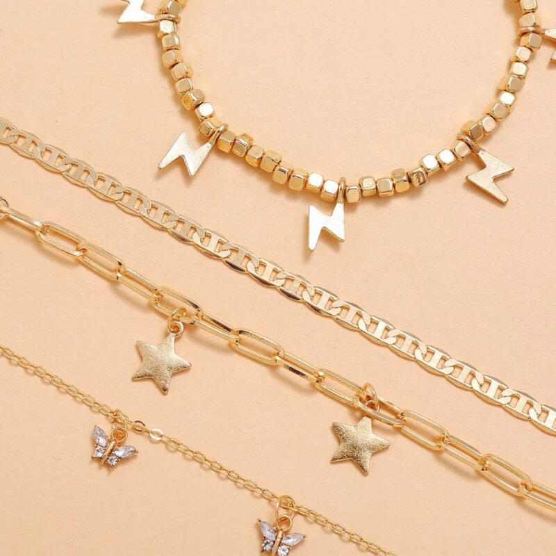 Trendy Player Anklet Set - Image 4