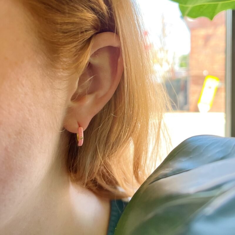 Elise Petit Sterling Silver Hoop Earring - Image 10