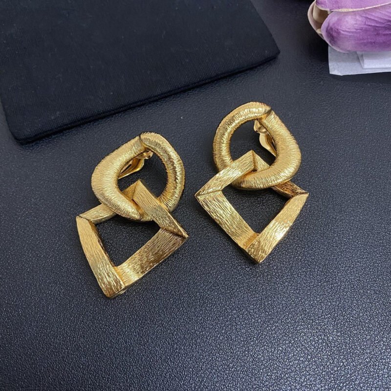 pendant earrings, ear clip design, personalized earrings - Image 5