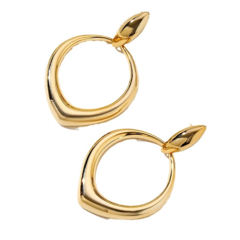 Retro style niche design earrings - Image 3
