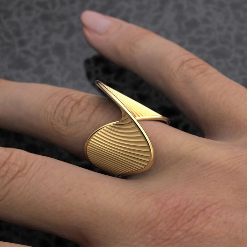 Fashion Women's Stainless Steel Stripe - Image 4