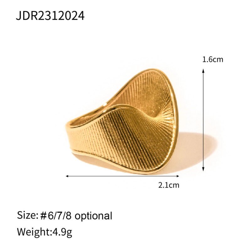 Fashion Women's Stainless Steel Stripe - Image 6