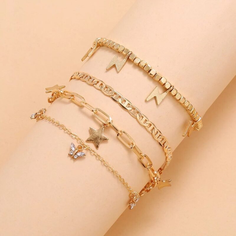 Trendy Player Anklet Set - Image 3