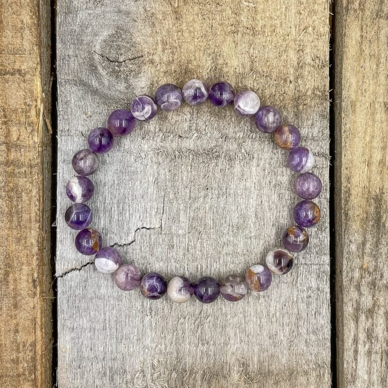 Union - Purple Amethyst Gemstone Beaded Bracelet - Image 4