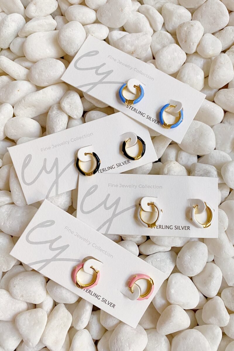 Elise Petit Sterling Silver Hoop Earring - Image 3